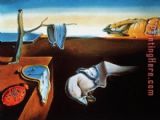 Clock Paintings - Clock Melting Clocks II by Salvador Dali